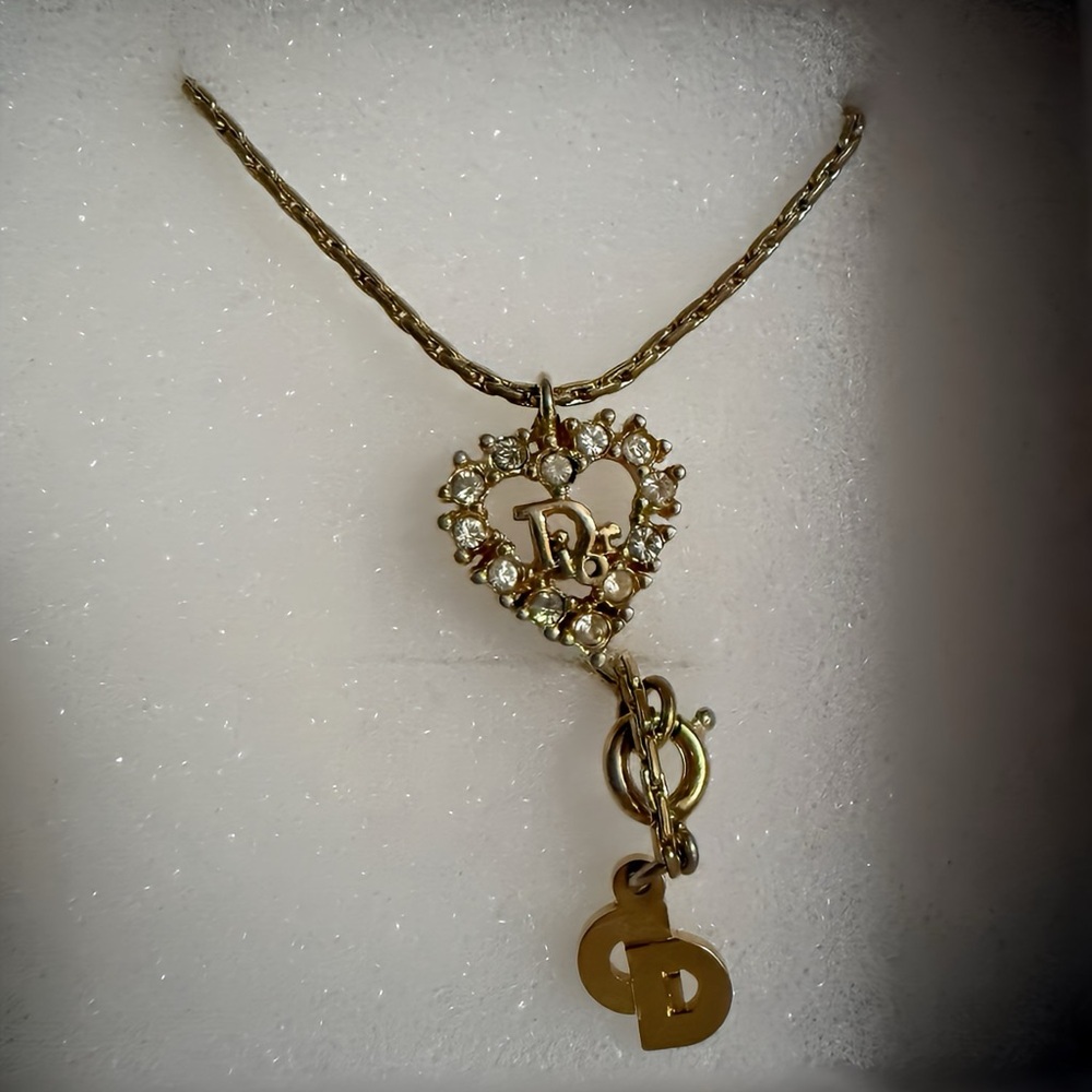Authentic Dior Gold Pendant Necklace - Picture 2 of 6